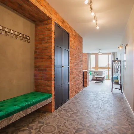 Lägenhet Staywin Riverfront Lofts Gdańsk